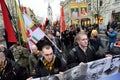 Nationalist rally, Vilnius Royalty Free Stock Photo