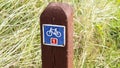 Nationalpark Thy in Denmark Bicycle path