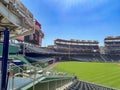Nationals Park, Scoreboard and Outfield as Seen from Center Field Stands Royalty Free Stock Photo