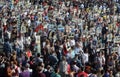 The nationwide action `Immortal Regiment` Royalty Free Stock Photo