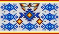 Native American art. Beadwork and blanket patterns.