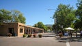 The Plaza in Santa Fe, New Mexico Royalty Free Stock Photo