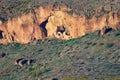 Native American cliff dwellings, circa 1400 AD, Tonto National Monument, Roosevelt Lake, AZ