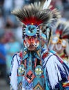 Native American Dancer With Amazing Bead Work