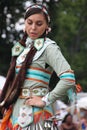 Native American Dancers at pow-wow Royalty Free Stock Photo