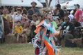 Native American Dancers at pow-wow Royalty Free Stock Photo