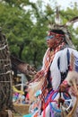 Native American Dancers at pow-wow Royalty Free Stock Photo