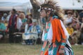 Native American Dancers at pow-wow Royalty Free Stock Photo
