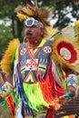 Native American Dancers at pow-wow Royalty Free Stock Photo