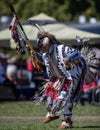 Native American Dancing at Powwow Royalty Free Stock Photo