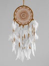 Native American Dreamcatcher. Interior decoration.