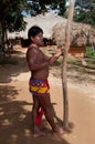 Native American from Embera Tusipono Tribe, Panama