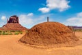 Native american hogans at Monument Valley Royalty Free Stock Photo