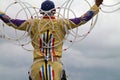 Native American Hoop Dancer Royalty Free Stock Photo