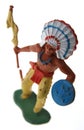 Native american indian chief toy Royalty Free Stock Photo