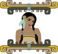 Native American Indian girl Royalty Free Stock Photo