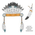 Native American indian headdress