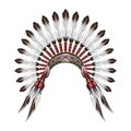 Native American Indian headdress Royalty Free Stock Photo