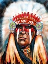 Native american Royalty Free Stock Photo