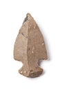 Native American Indian stone arrowhead Royalty Free Stock Photo
