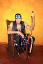 Native American man Royalty Free Stock Photo