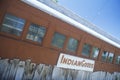 Native American mercantile in an old railroad car in Wadsworth, NV Royalty Free Stock Photo