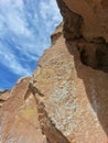 Native American petroglyph Tsankawe New Mexico Royalty Free Stock Photo