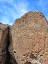 Native American petroglyph Tsankawe New Mexico