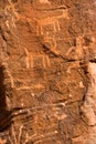 Native American petroglyphs Royalty Free Stock Photo