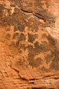 Native American petroglyphs Royalty Free Stock Photo