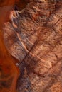 Native American petroglyphs carved into a rock wall at V bar V Ranch, Arizona.