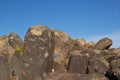 Native American petroglyphs Royalty Free Stock Photo