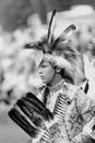 Native american pow wow dancers