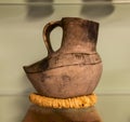 Native American Pueblo pottery bowl shaped like a bird
