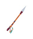 native american spear Royalty Free Stock Photo