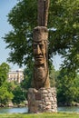 Native American statue