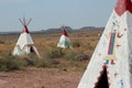 Native American tepees Royalty Free Stock Photo