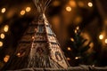 Native american tipi tent. Generate Ai Royalty Free Stock Photo