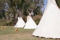 Native American Tipis Royalty Free Stock Photo