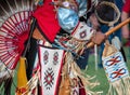 Native American in traditional attire