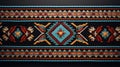 Native American traditional pattern ethnic design embroidery background