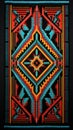 Native American traditional pattern ethnic design embroidery background