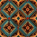 Native American traditional pattern ethnic design embroidery background