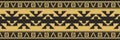 Native American vector gold seamless pattern. Endless Aztec, Maya, Inca ornament. Royalty Free Stock Photo