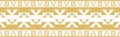 Native American vector gold seamless pattern. Royalty Free Stock Photo