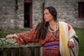 Native American Woman of the late 1700s Royalty Free Stock Photo