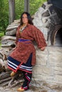 Native American Woman of the late 1700s Royalty Free Stock Photo