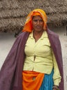 Indian Asian Woman in Rural Village