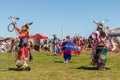 Native Dancers Powwow at the Malibu Bluffs Park in Malibu, California.