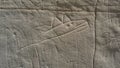 Native drawings in historic Writing on Stone